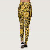 Leggings Versace Barocco MRHNVRL motif design. baroque (Dos)