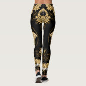 Leggings Versace Nouvelle saison Design de typographie mode (Dos)