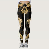 Leggings Versace Nouvelle saison Design de typographie mode (Devant)