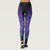 Leggings Verser Abstrait de la sonde noocturne (Dos)