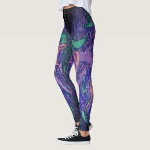 Leggings Verser Abstrait de la sonde noocturne