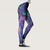 Leggings Verser Abstrait de la sonde noocturne (Droite)