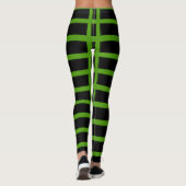 Leggings Vert à aller coupé (Dos)