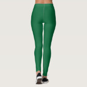 Leggings vert, azur, aqua, bleu électrique, police (Dos)