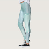 Leggings Vert bleu Abstrait (Gauche)