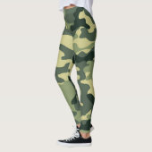 Leggings vert camouflage (Gauche)