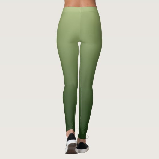 Leggings Vert concombre (Dos)