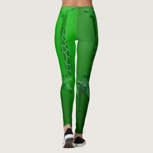 Leggings Vert de girafe (Dos)