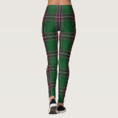 Leggings Vert de guêtres de plaid de tartan de MacFarlane (Dos)