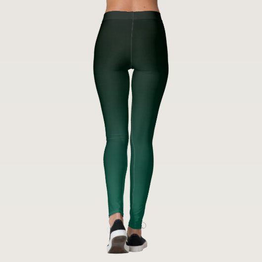 Leggings Vert émeral (Dos)