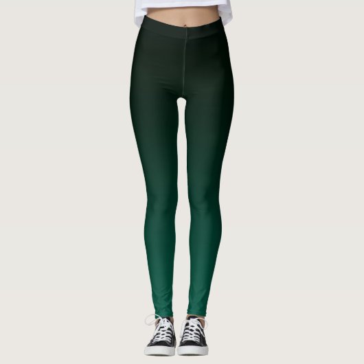 Leggings Vert émeral (Devant)