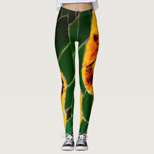 Leggings Vert et Jaune