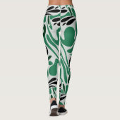 Leggings vert et noir (Dos)