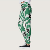 Leggings vert et noir (Gauche)
