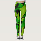 Leggings Vert et noir (Devant)