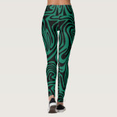 Leggings vert et noir (Dos)