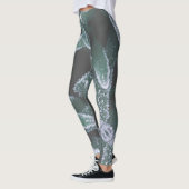 Leggings Vert Feuille Plante Grass Frost Frost (Gauche)