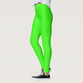 Leggings Vert fluorescent moderne simple (Gauche)