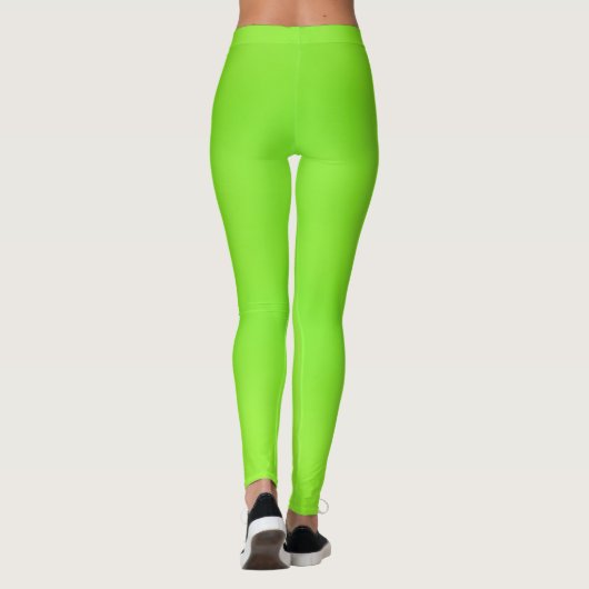 Leggings ~ vert fluoro (Dos)