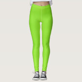 Leggings ~ vert fluoro (Devant)