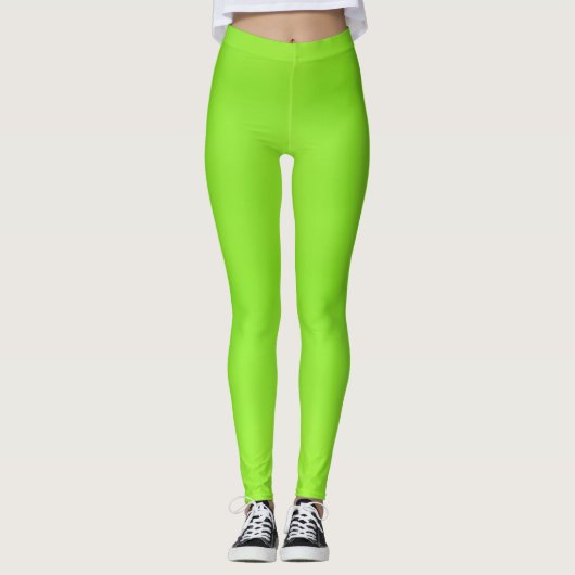 Leggings ~ vert fluoro (Devant)