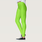 Leggings ~ vert fluoro (Gauche)