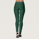 Leggings Vert foncé forêt élégant (Dos)