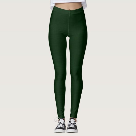 Leggings Vert foncé texturé (Devant)