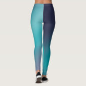 Leggings Vert gris clair de lune ombre (Dos)