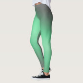 Leggings Vert gris clair de lune ombre effet (Gauche)