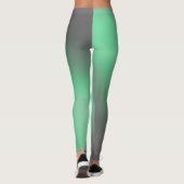 Leggings Vert gris clair de lune ombre effet (Dos)