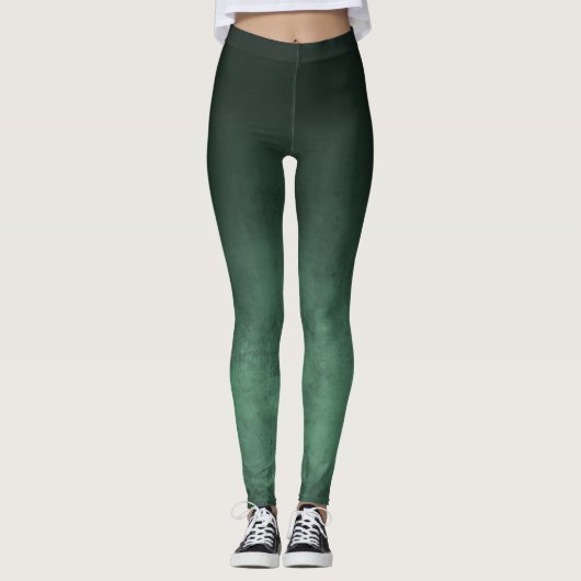 Leggings Vert gris foncé vert foncé vert foncé ombre rustiq (Devant)