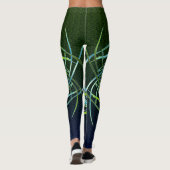 Leggings Vert n Flèches bleues (Dos)