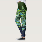 Leggings Vert n Flèches bleues (Gauche)
