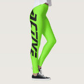 Leggings Vert néon Sport Actif (Droite)