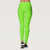 Leggings Vert néon Sport Actif (Dos)