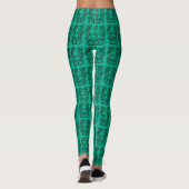 Leggings Vert octo-doodle-Pus (Dos)