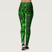 Leggings Vert orange (Dos)