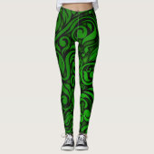 Leggings Vert orange (Devant)