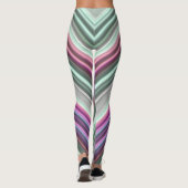 Leggings ~ vert rose violet ~ Original (Dos)