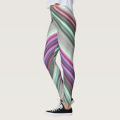 Leggings ~ vert rose violet ~ Original (Gauche)