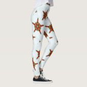 Leggings vert rouge étoiles (Droite)