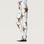 Leggings vert rouge étoiles (Gauche)