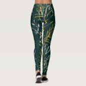 Leggings vert sauvage (Dos)