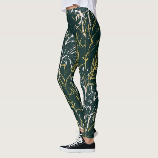 Leggings vert sauvage (Gauche)