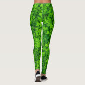 Leggings vert shamrock, Saint Patrick's Day,  (Dos)