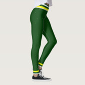 Leggings Vert sportif Jaune & Blanc (Droite)