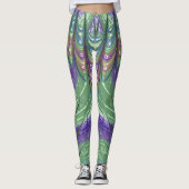 Leggings ~ vert violet ~ Original (Devant)