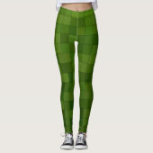 Leggings Vert | Zazzle_Growshop. (Devant)