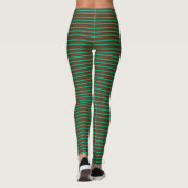 Leggings Verte Et Brown (Dos)